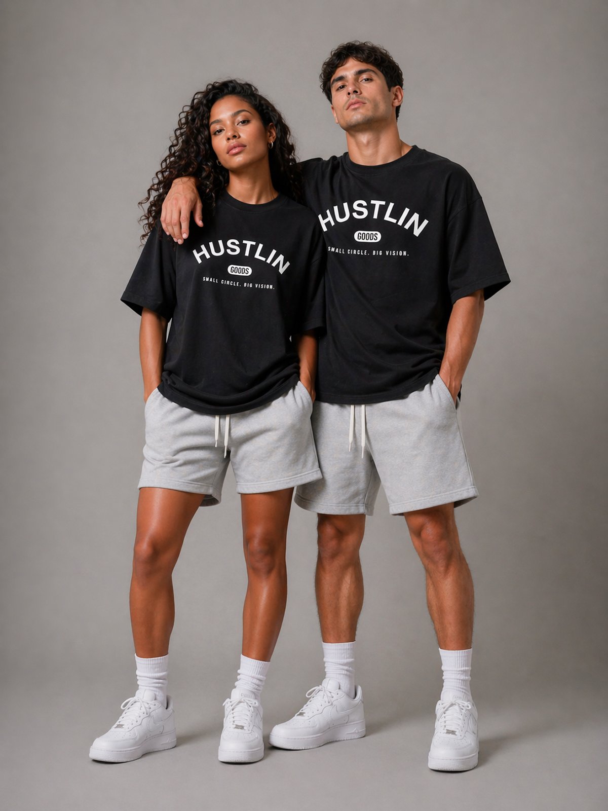 Camiseta Oversized Hustlin Campus - Imagem 5