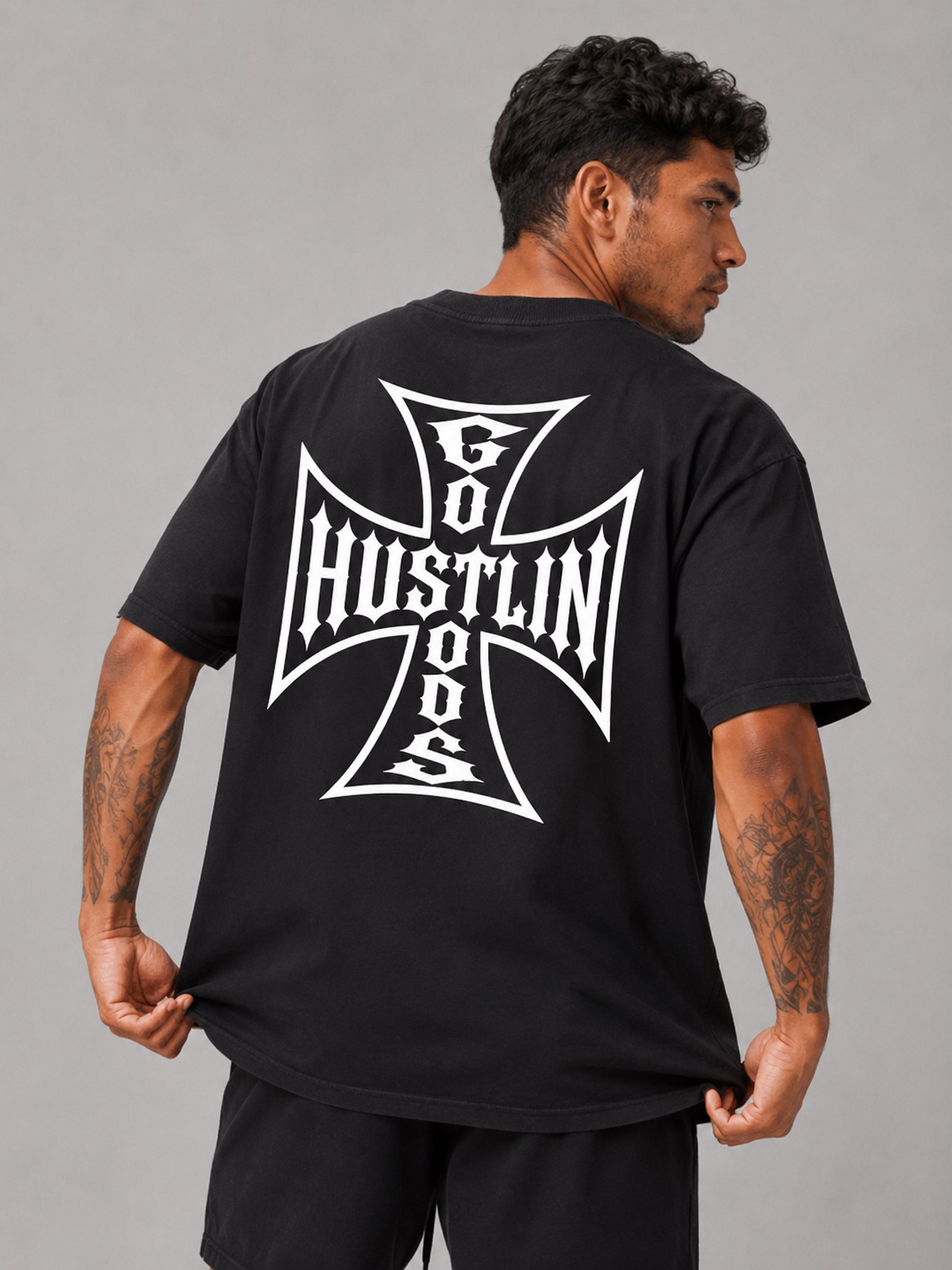 Camiseta Oversized Hustlin Choppers - Imagem 5