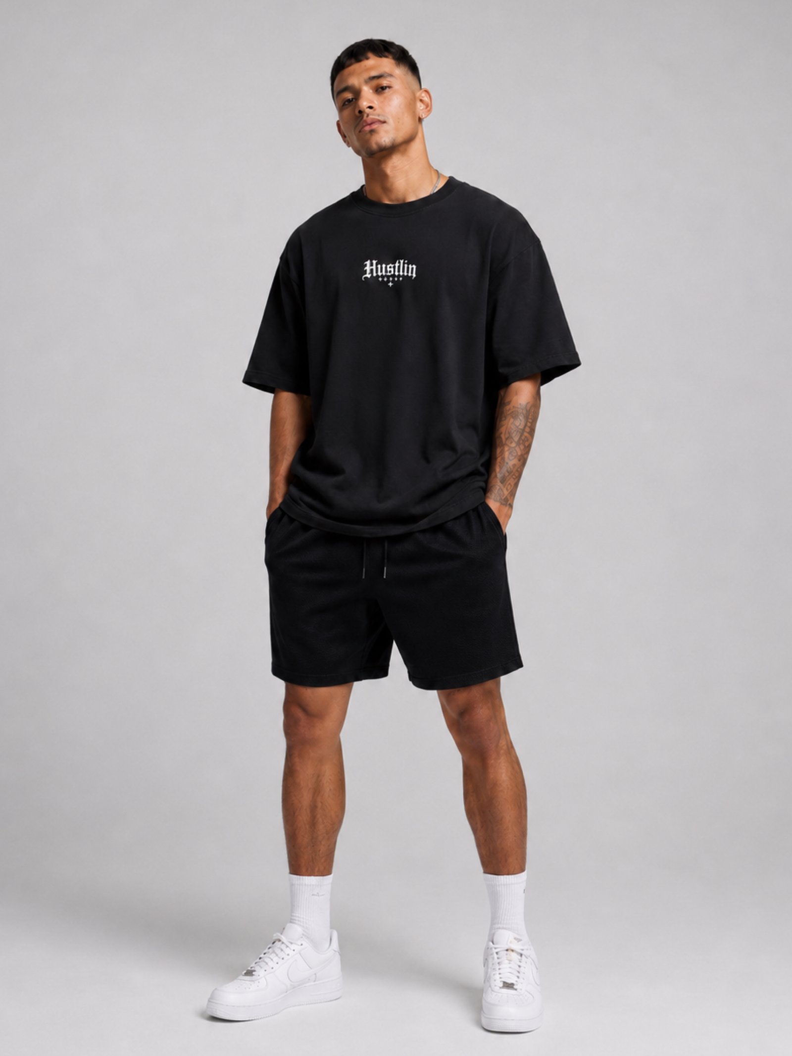 Camiseta Oversized Hustlin Disturbed - Imagem 2