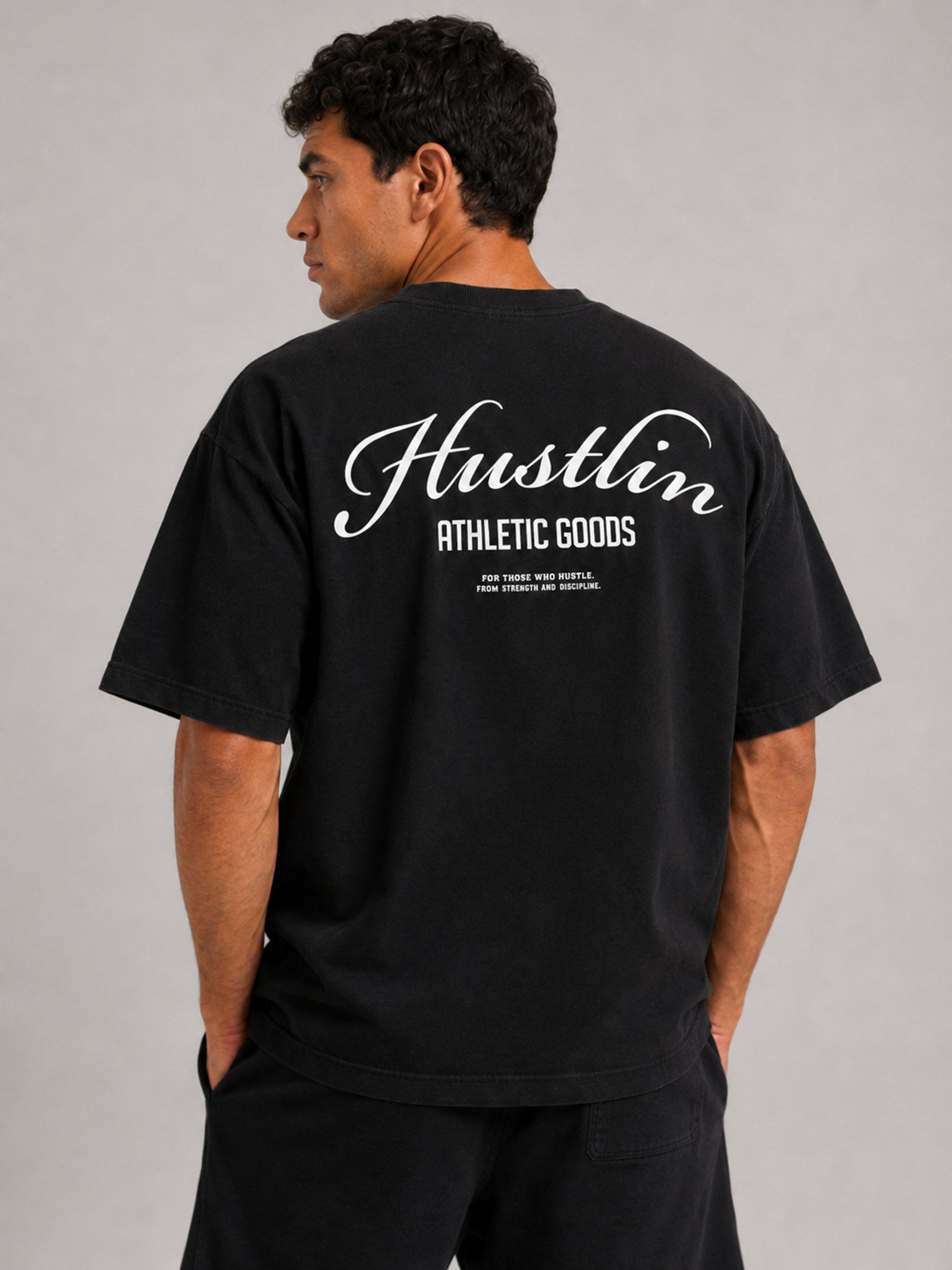 Camiseta Oversized Hustlin Athletic Goods - Imagem 4